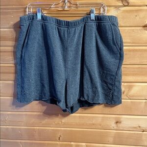 Torrid Dark Gray floral Shorts